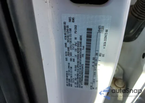 2024 Ford F250 Super Duty из США, поврежденный, VIN 1FT7W2BA2RED32472